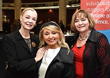 Designing Women Founder Jean Weidner Goldstein, Board President Ida Zito and board member Linda Gross