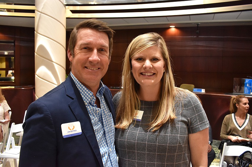 Jon DeVries and Megan Micale