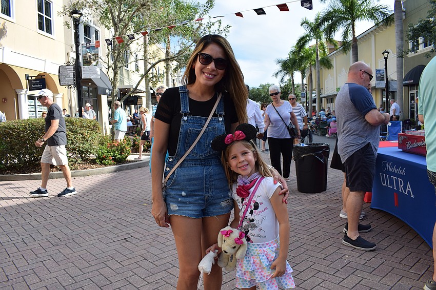 Summerfield's Aleyda Hage brought her daughter Alisa, 4.