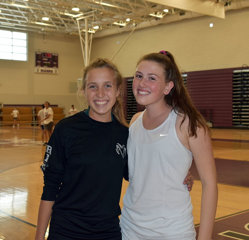 Samantha Bickel, incoming Riverview Fights Cancer president, and Riley Spingler, incoming vice president.