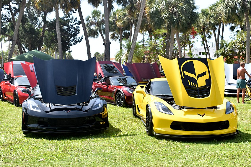 More than 150 models of Corvettes were on display during the show.