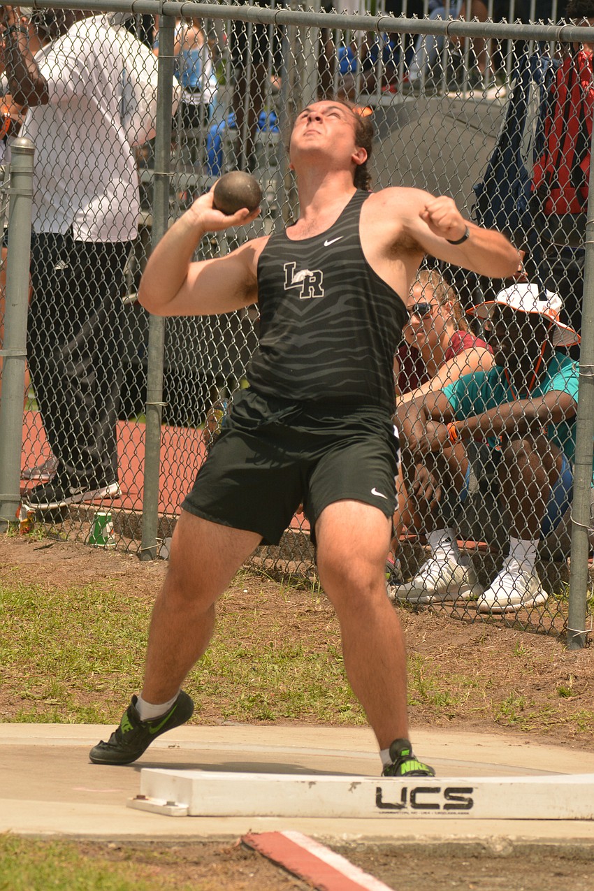 Mustangs senior Paris Pratt finished 17th (46 feet, 3.5 inches) in the 4A boys shot put.