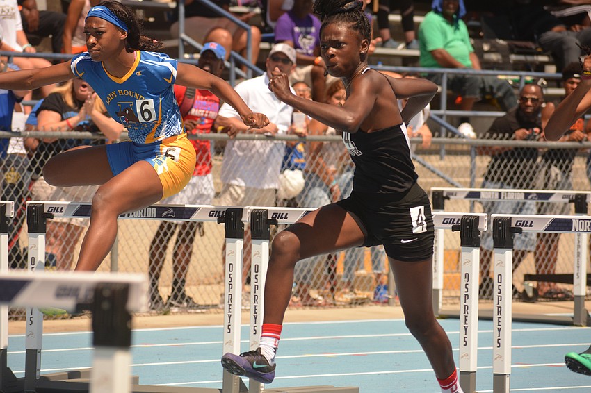 Braden River junior Rose Ferla Philogene finished fifth in the 3A girls 100-meter hurdles (14.46 seconds).
