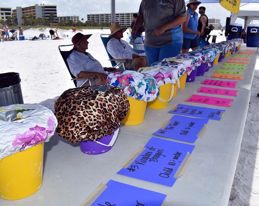 Visitors could cast their vote for their favorite creation.