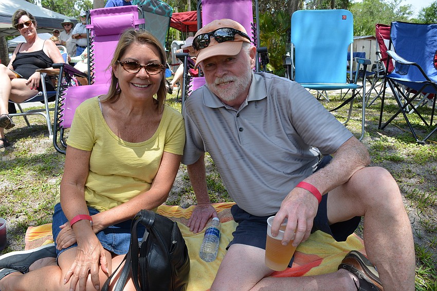 Friends Mary Phelps and Dana Paige were visiting from Washington, D.C.