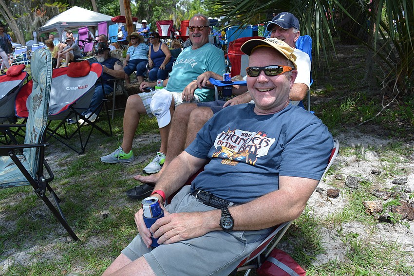 Sarasota's Joe Chapman got a front row seat.