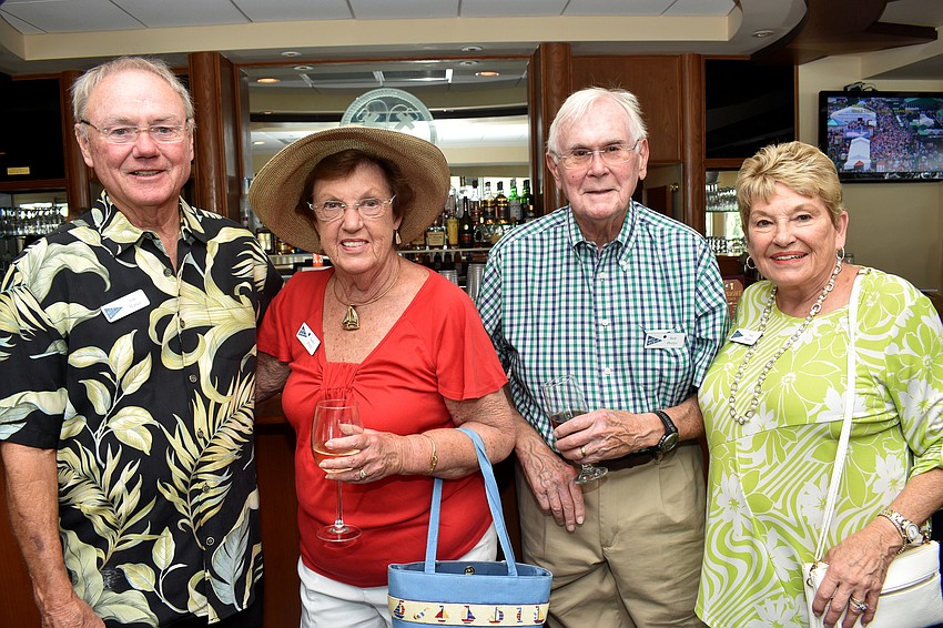Jim Hanes, Sandy and Bob Phelps and Sue Hanes