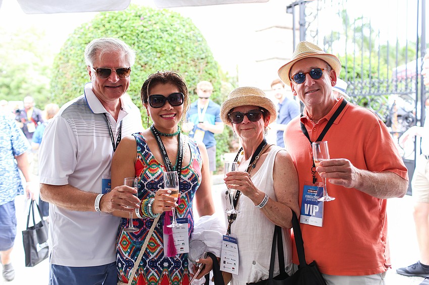 Dan and Tina Napoli with Sondra and Gerry Biller