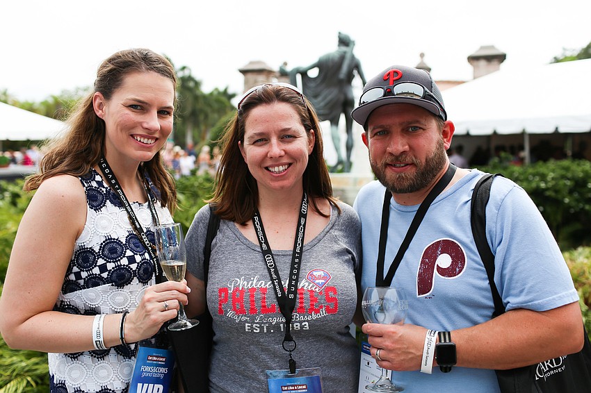 Sarah Medlin with Patricia and Rich Gould