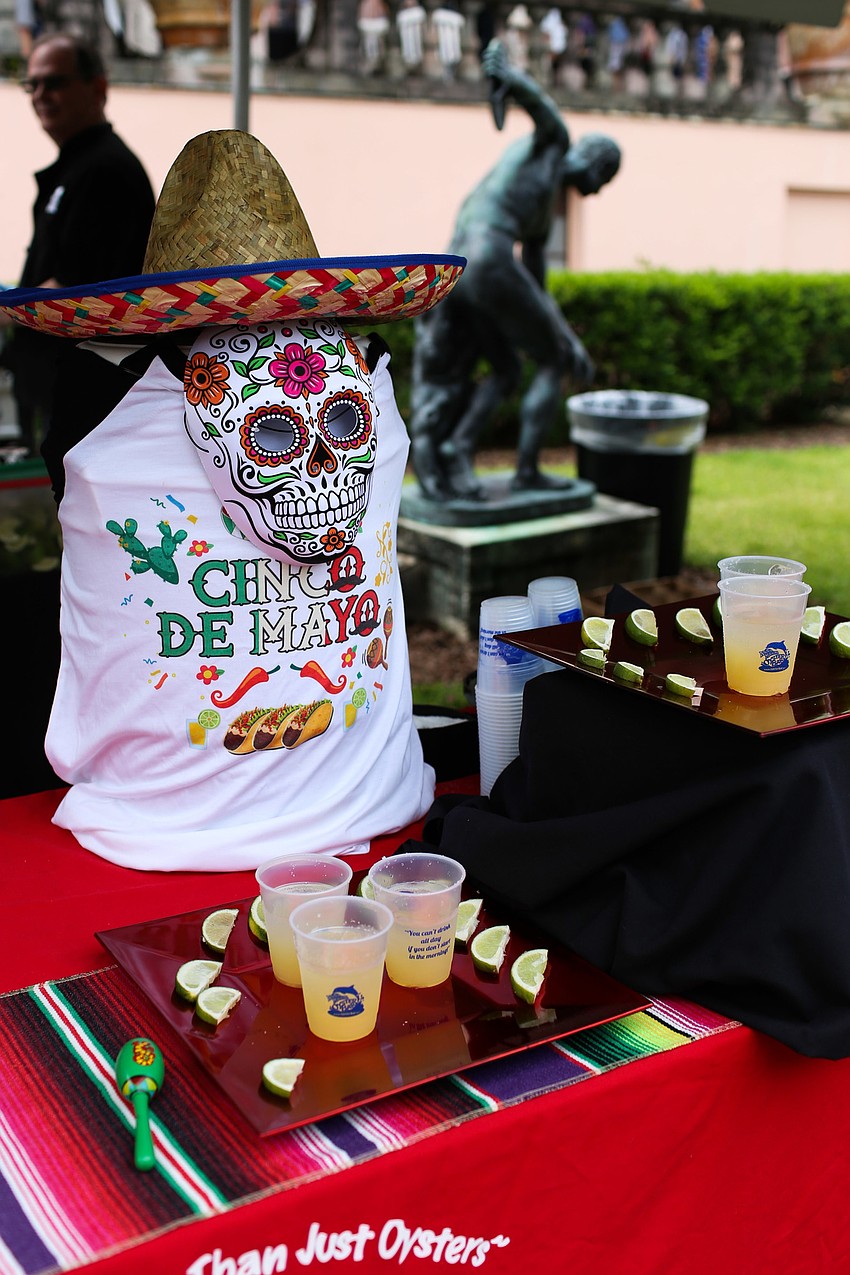 Vendors like Anna Maria Oyster Bar celebrated Cinco de Mayo.
