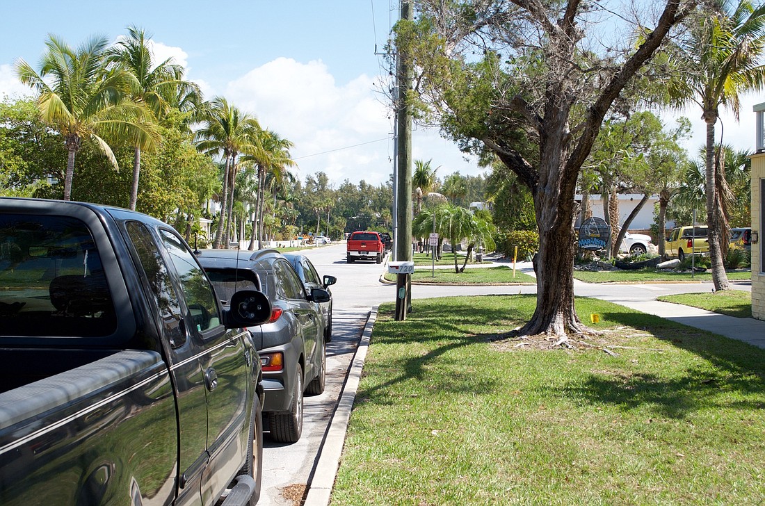 Parking is allowed on one side of Broadway Street. Additional restrictions are under consideration on other streets.