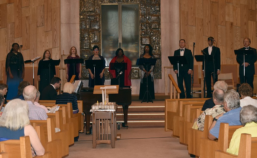 The Friends of Allison Ensemble kicked off the concert.
