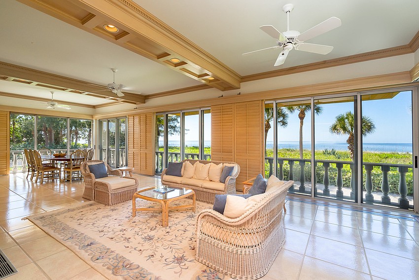 Almost every room overlooks a water view.