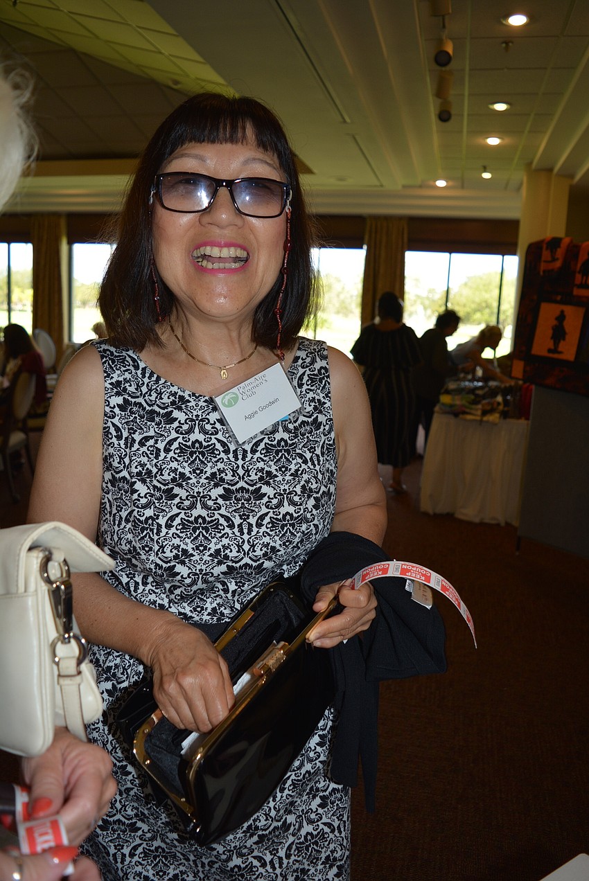 Aggie Goodwin entered in the 50/50 raffle.