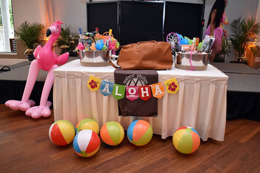 Guests could win a variety of prizes in a raffle drawing.