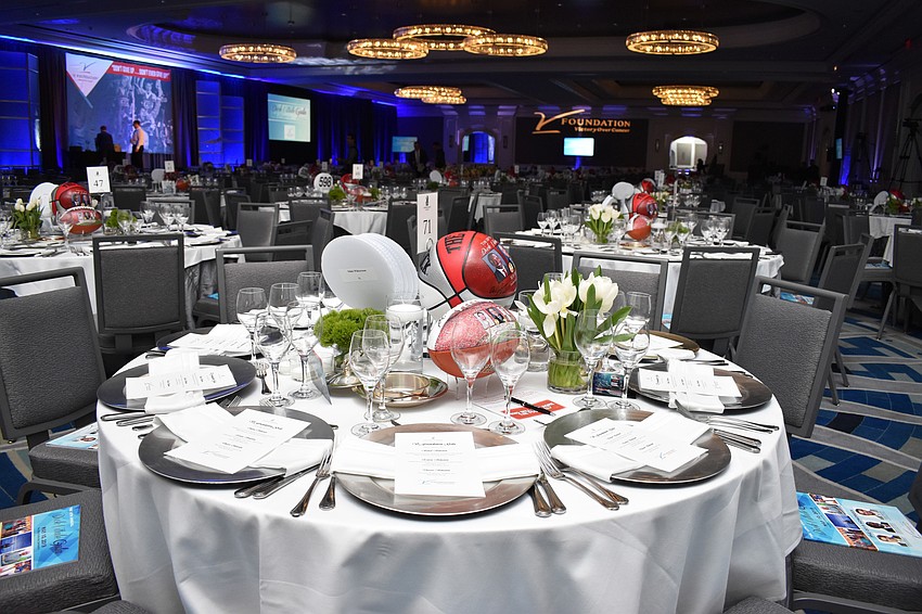 The ballroom was near capacity at The Ritz-Carlton, Sarasota.