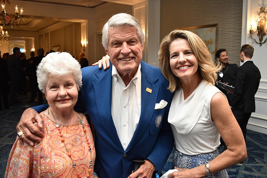 Dottie Waters, R.C. “Bucky” Waters and Linda Sieben