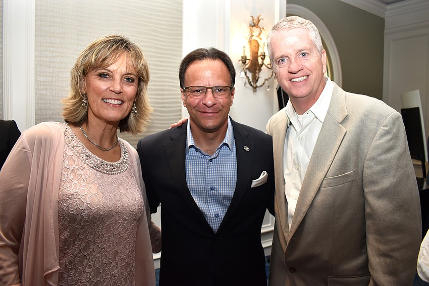 Kim McMahon, Tom Crean and Dave McMahon