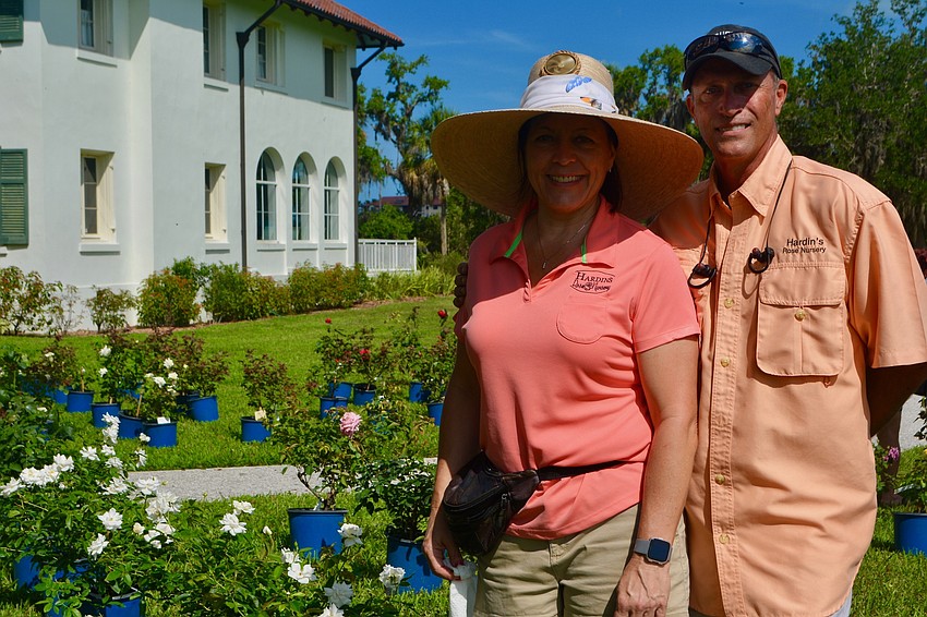 Jeanne Newman and James Newman work for Hardin's Nursery