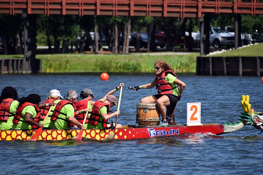 Marianne Ferrier keeps her new team the Dragon Flys in times.