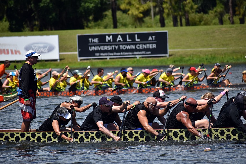 Some teams in the sport mixed division were comprised of men and women.