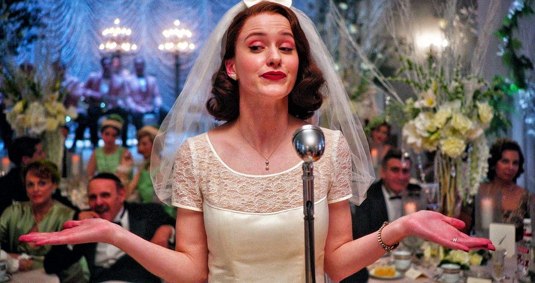 Rachel Brosnahan shines as Midge Maisel in "The Marvelous Mrs. Maisel."