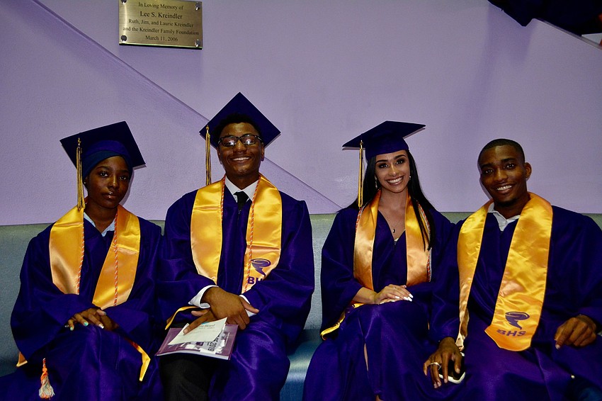 Cha'keria Douglas, Devin Beard, Francska Aviles and Samauri Bane