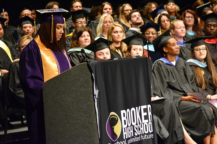 Maicy Powell was the chosen commencement speaker for the Class of 2019