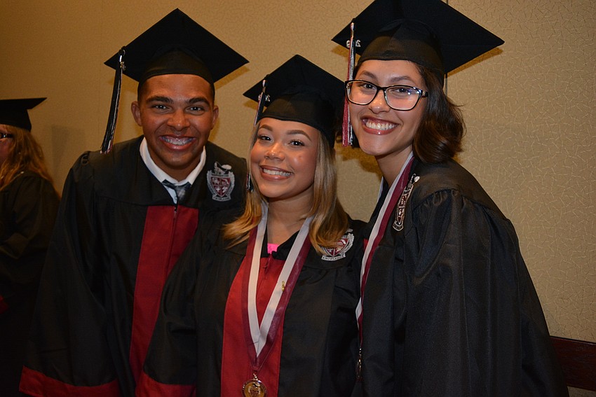 Nathan Thomas, Arianna Santiago and Maria Vazquez were all student commencement speakers.
