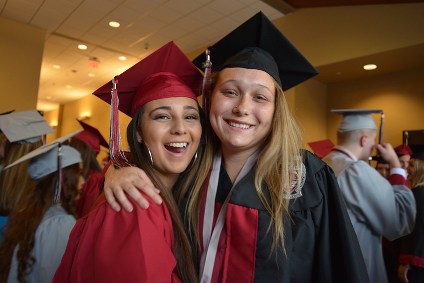 Ciliana Gough and Darian Dickens both plan to attend local colleges.
