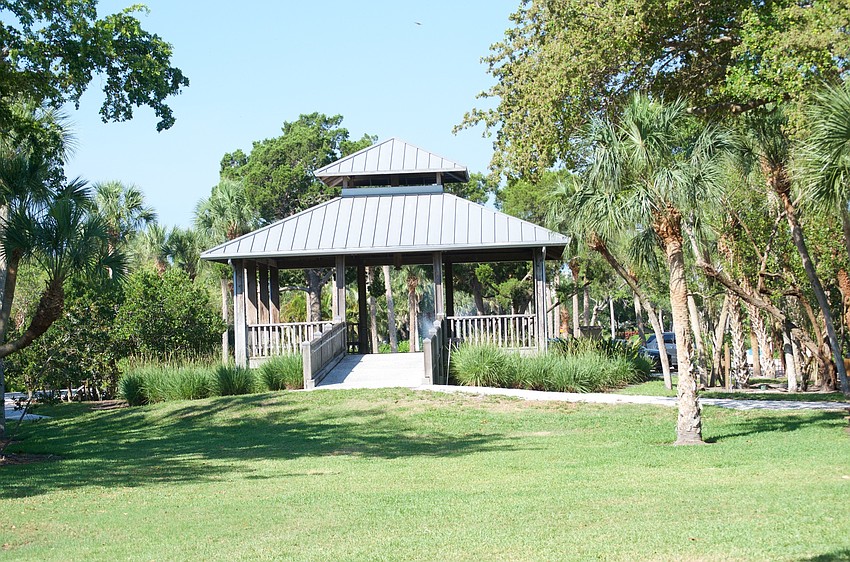 The main pavilion also features a performance lawn.