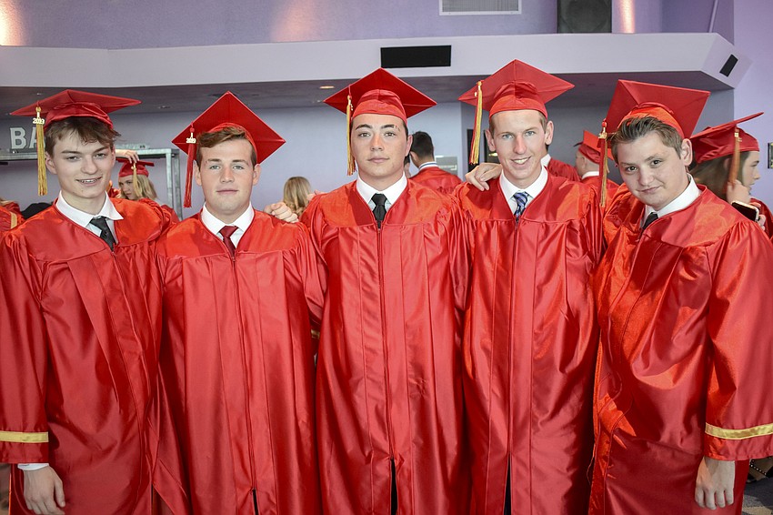 James Schuetz, Michael Coppola, Nick Petruccelli, Jake Westerman and Loftis Greiner.