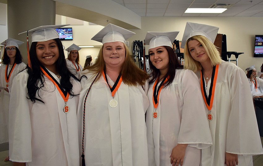 Alicia Bacilio-Martinez, Michelle Bueg, Katlin Scott and Elizabeth Peters