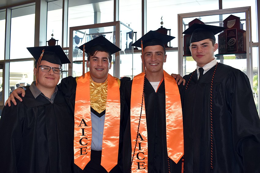 Jacob Burr, Kaleb Combs, Luke Johnson and Eric Burgess