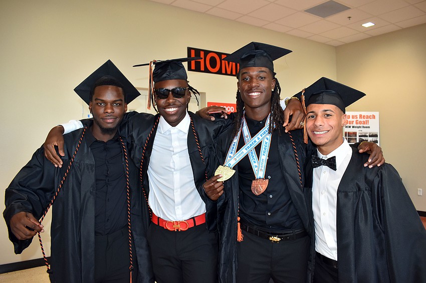 Johnnie Hayes, Simeon Waters, Robbie Peterson and Nathaniel Graham