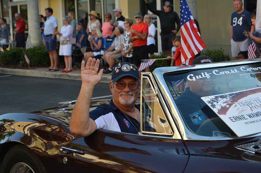 Vietnam veteran Ernie Wawrowics was one of the many veterans honored during the parade.
