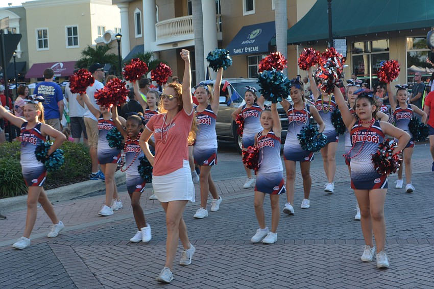 No one had more spirit than the East Manatee Bulldogs.