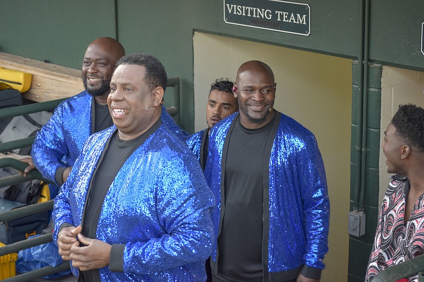 Left to right: Leon S. Pitts II, Nate Jacobs, Michael Mendez, Sheldon Rhoden and Derric Gobourne.