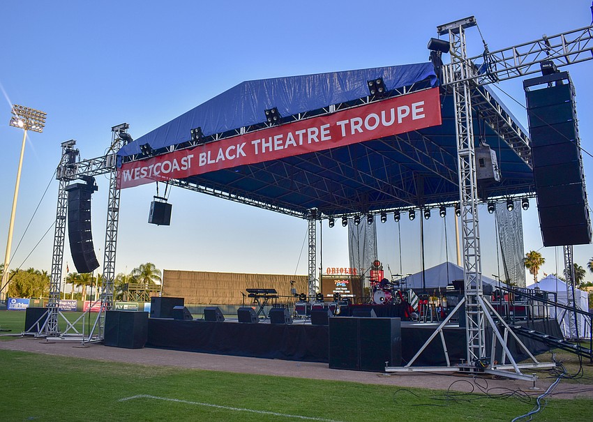 After five years of talking with the organizers of Arts in the Ballpark, WBTT was able to perform at Ed Smith Stadium.