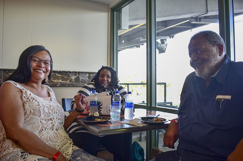 Edna Sherrell, Penni Bellamy and George Sherrell III attended the sponsor reception before the show.