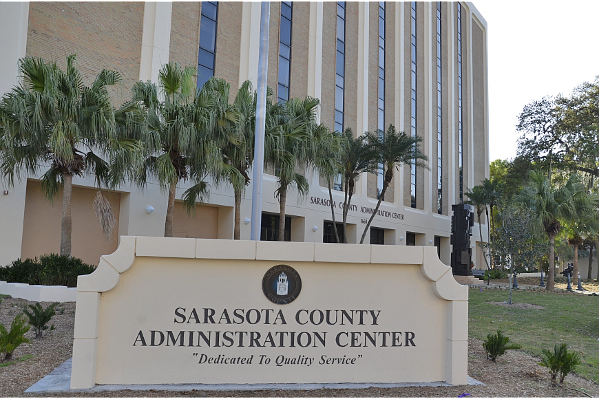 The Sarasota County Administration buildings will be one of several closed facilities.