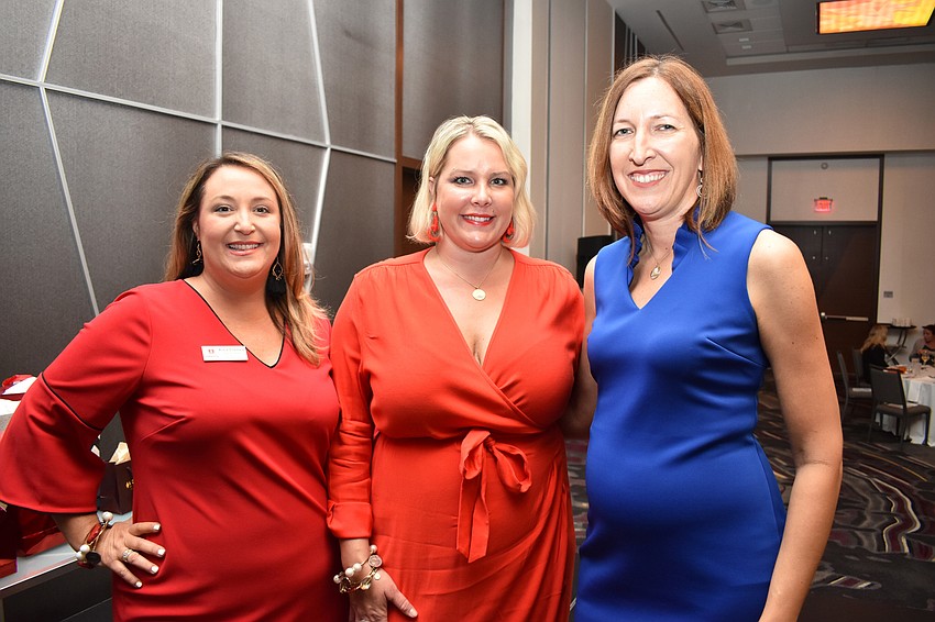 President Elect Alicia Chalmers, President Amy Sankes and EVP Kelly Fernandez