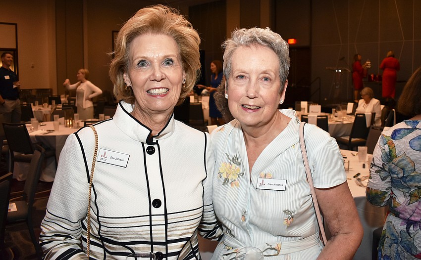 Ollie Johnson and Fran Nitschke