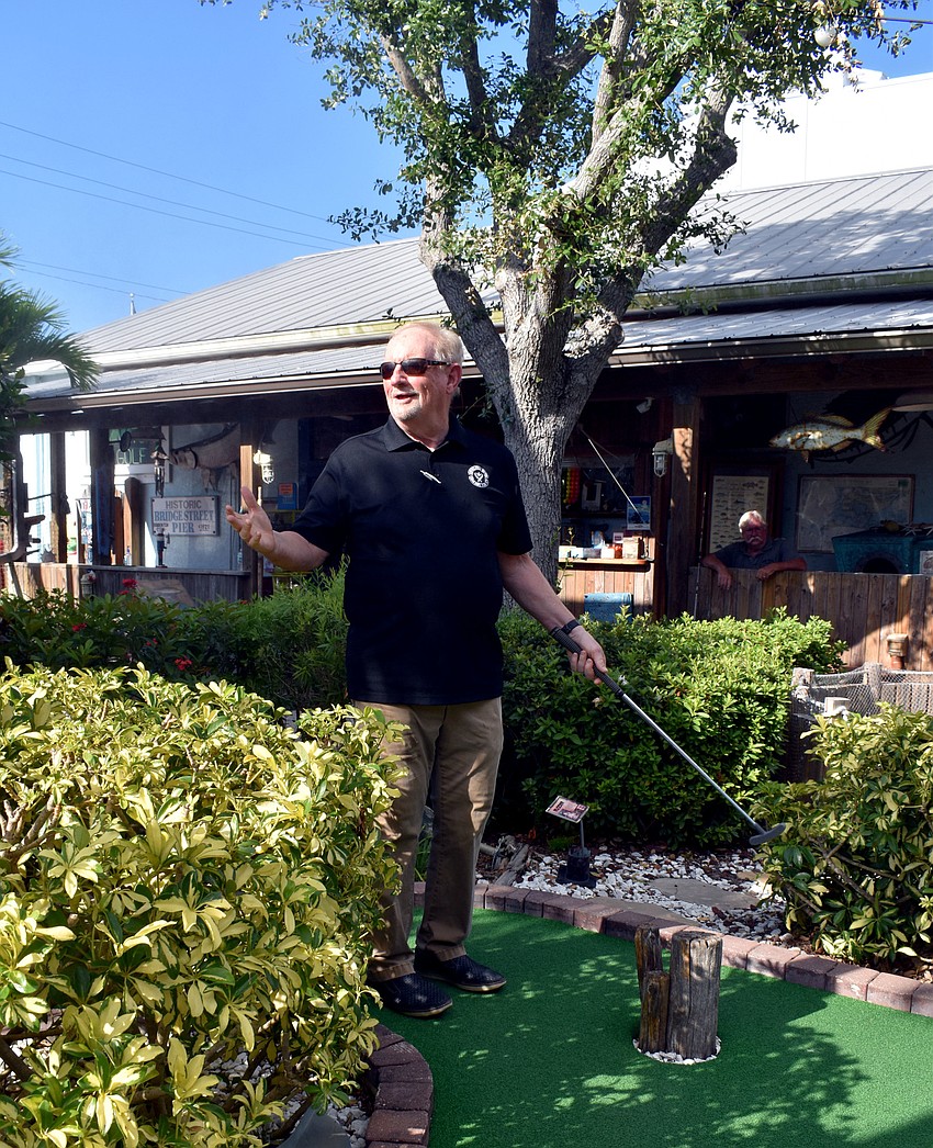 Ron Fuller can't believe he scored a hole in one.