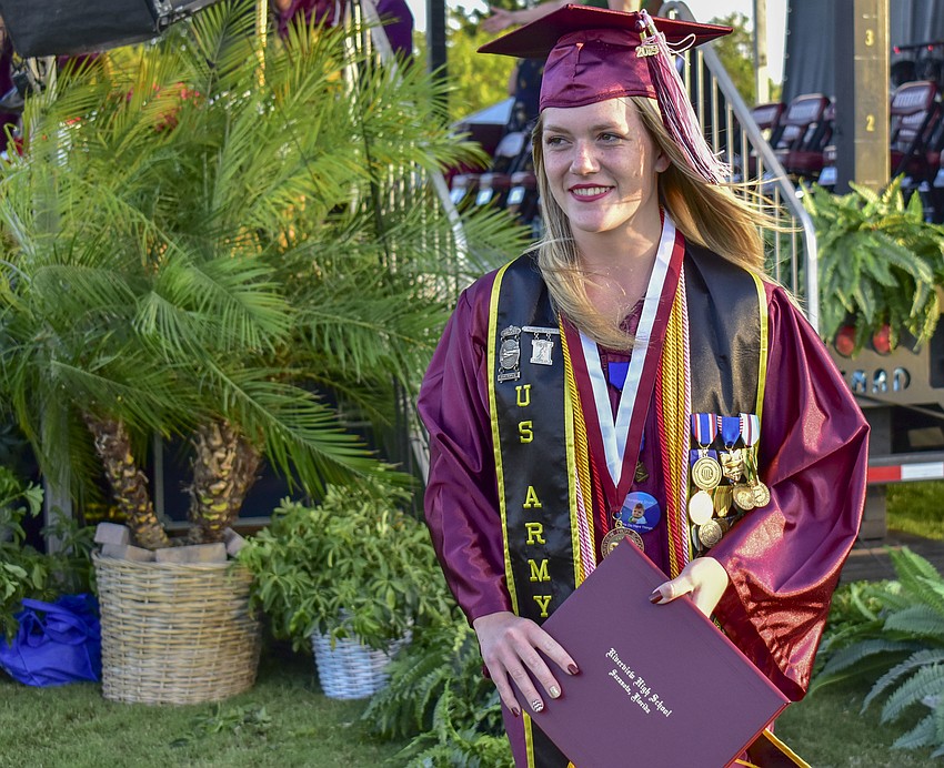 Ashley Westmoreland will join the U.S. Army after graduation.