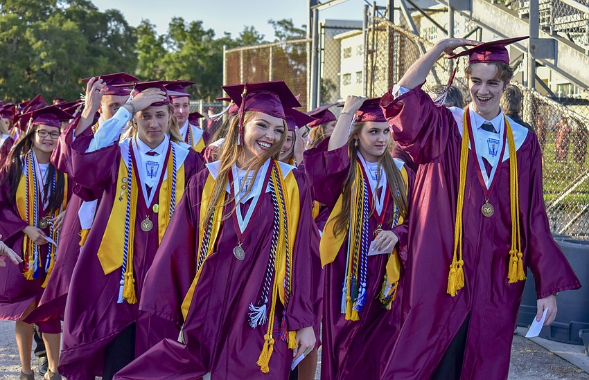 National Honor Society President Emmabella Morgan Reed (middle) will attend Florida State University in the fall.