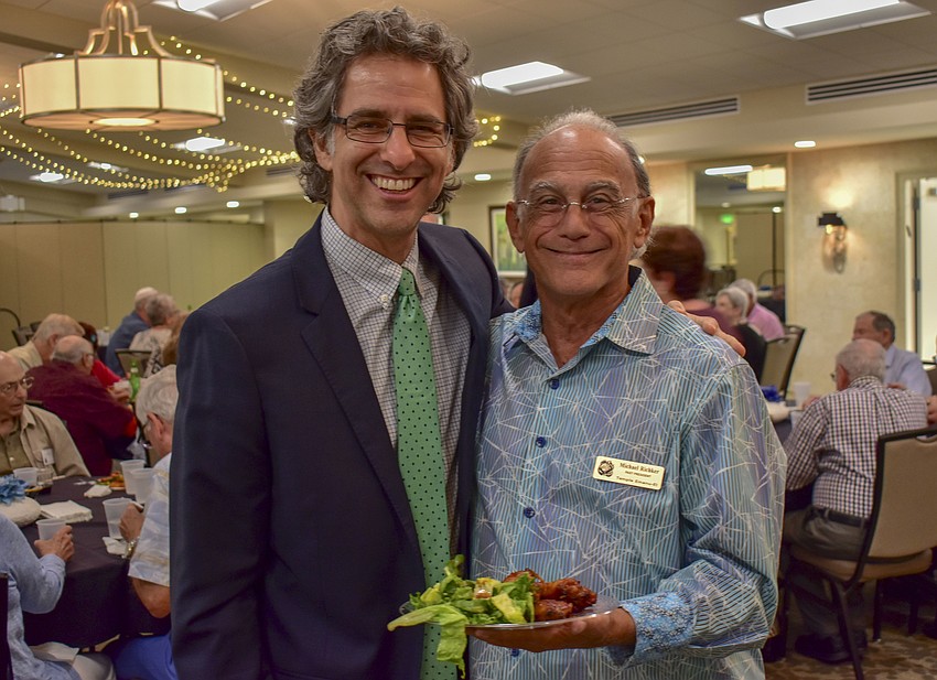 Rabbi Brenner Glickman and Michael Richker