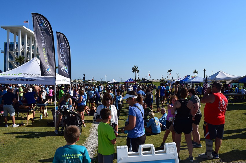 After finishing the race, guests were treated to an after party including music, games and alcohol.