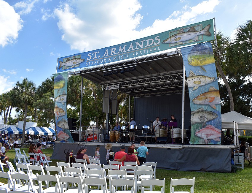 Various bands played throughout the weekend.