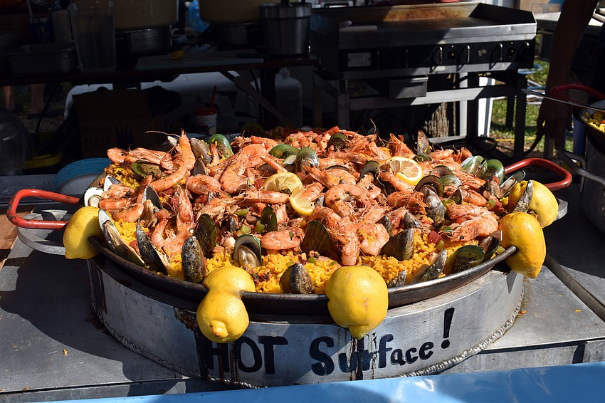 Guest had a variety of seafood  options.